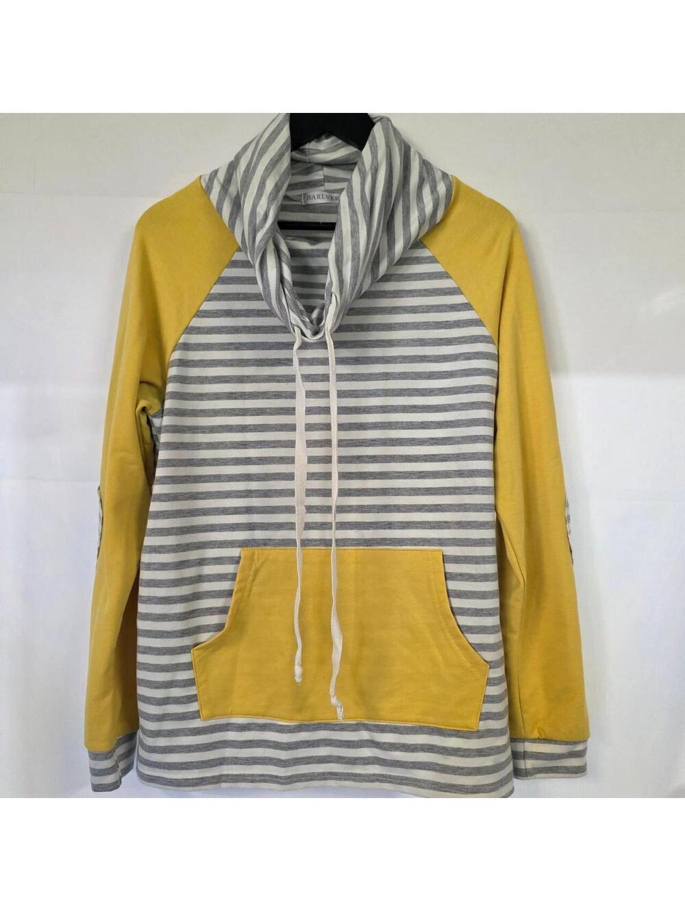 Women's Multi and Yellow Hoody